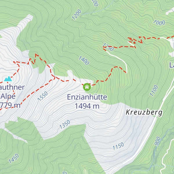 Map of Enzianhütte