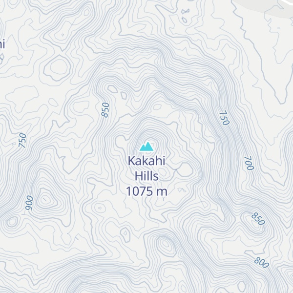 Map of Kakahi Hills