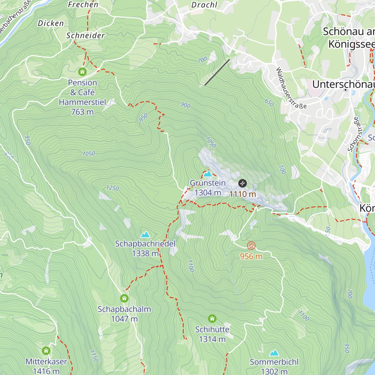 Grünsteinhütte map