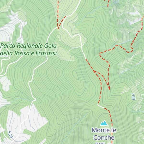 Map of Monte Rimosse