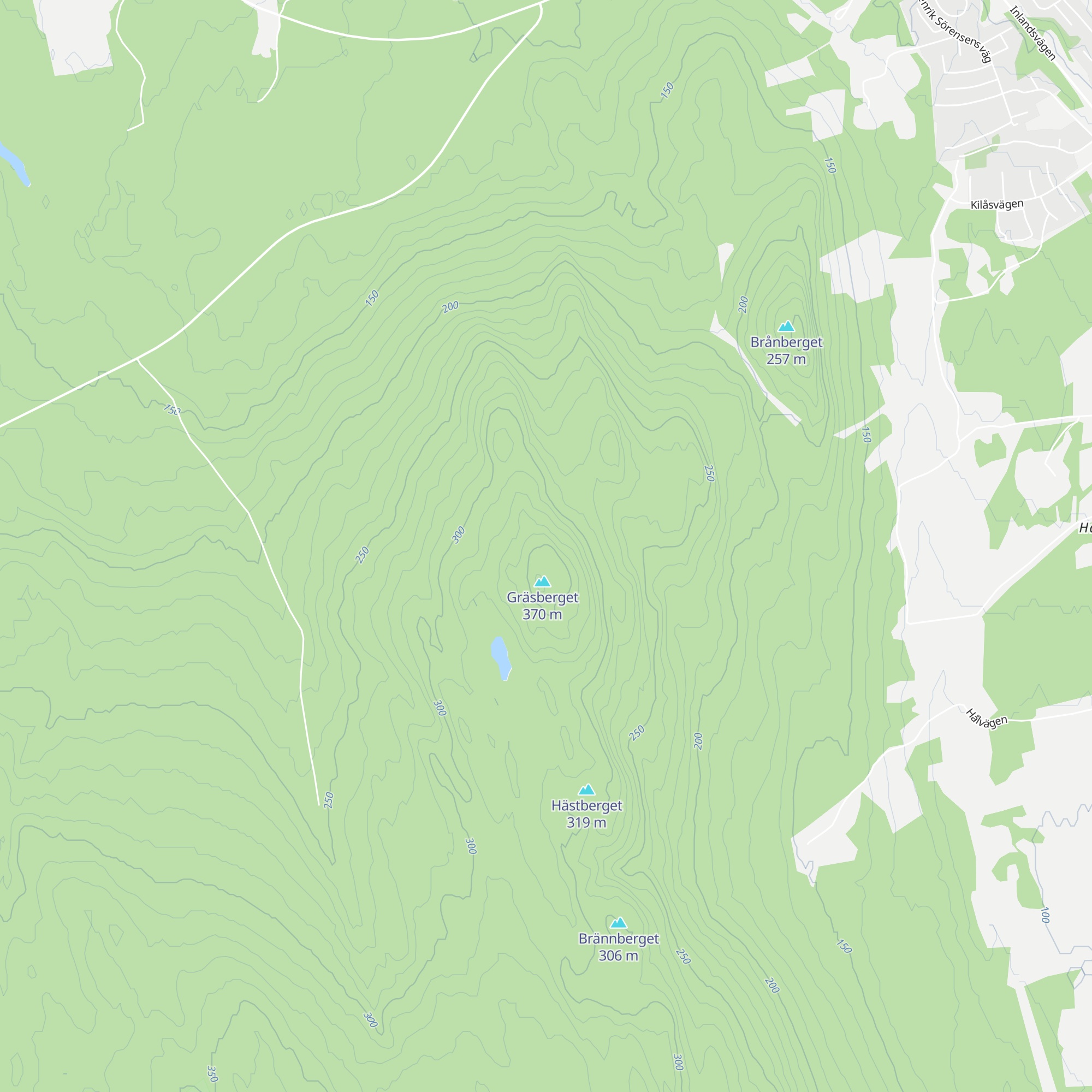 Gräsbergsstugan map