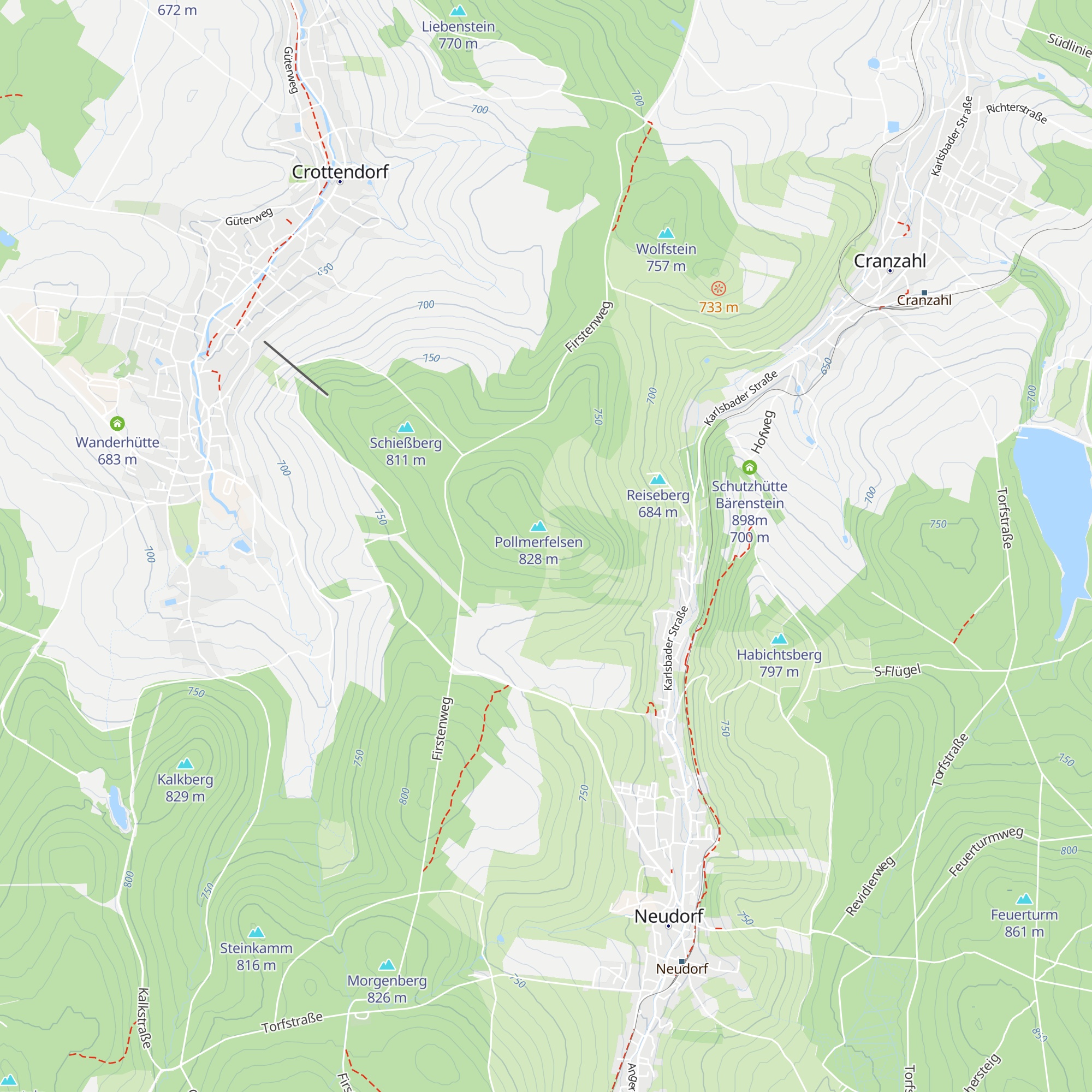 Schutzhütte Pollmerfelsen map