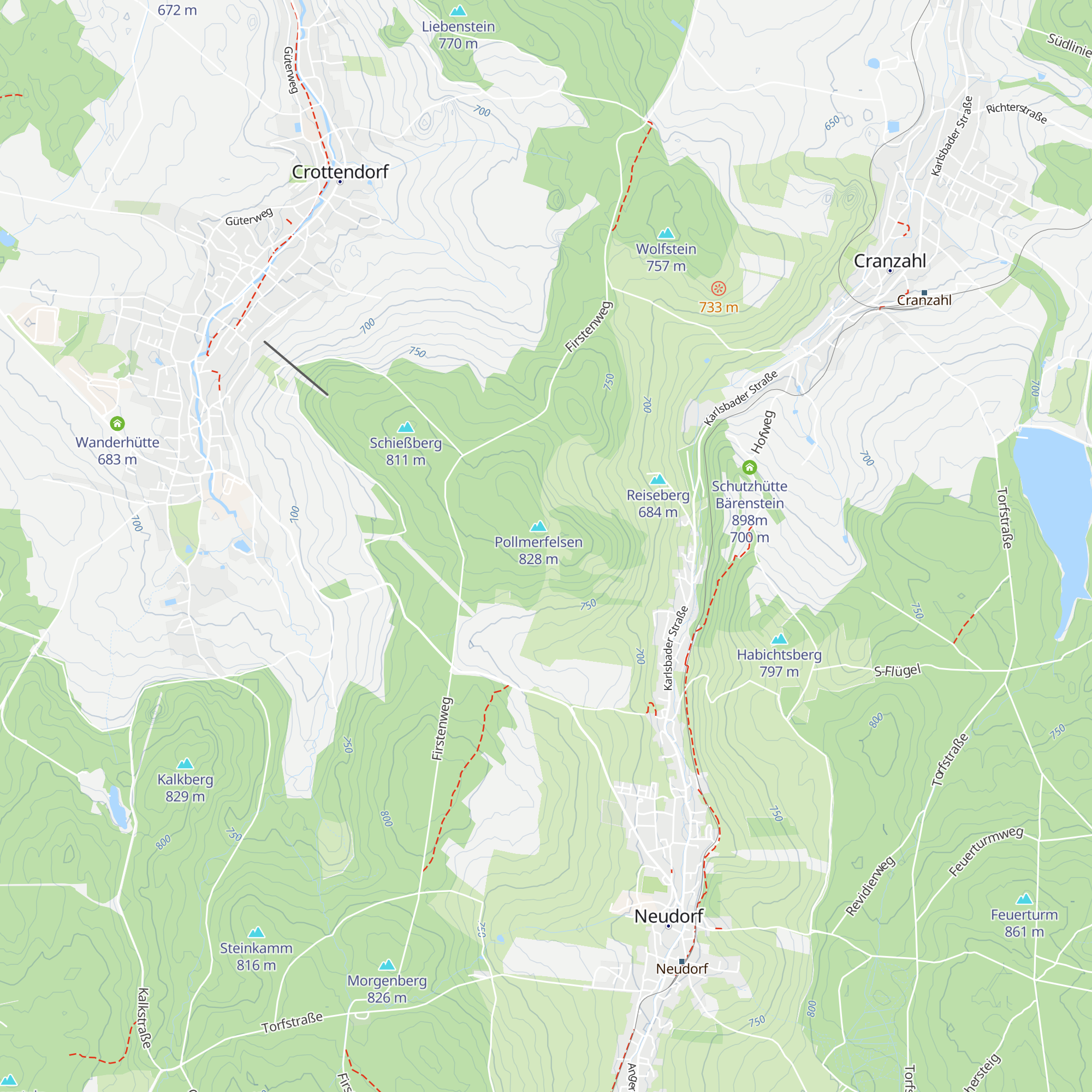 Schutzhütte Pollmerfelsen map