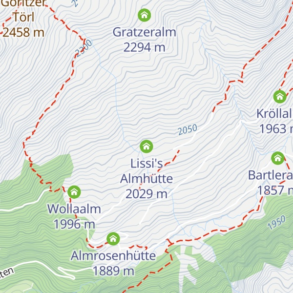Map of Lissi's Almhütte
