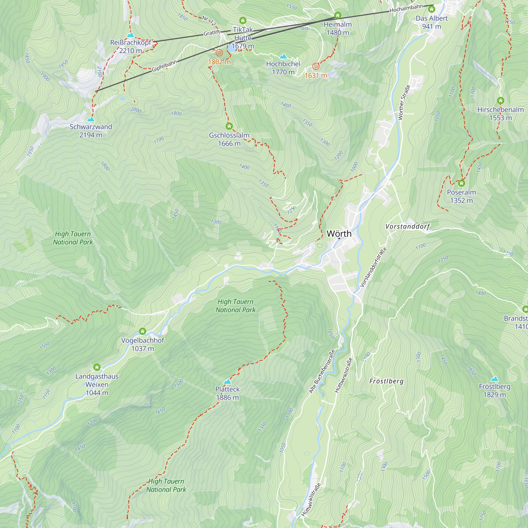 Gasthof zur Schütt map