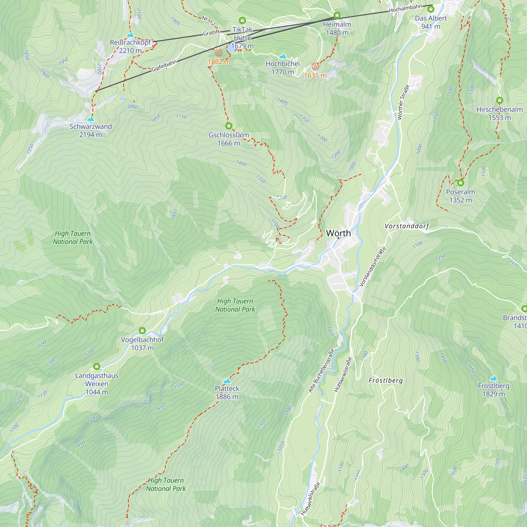 Gasthof zur Schütt map