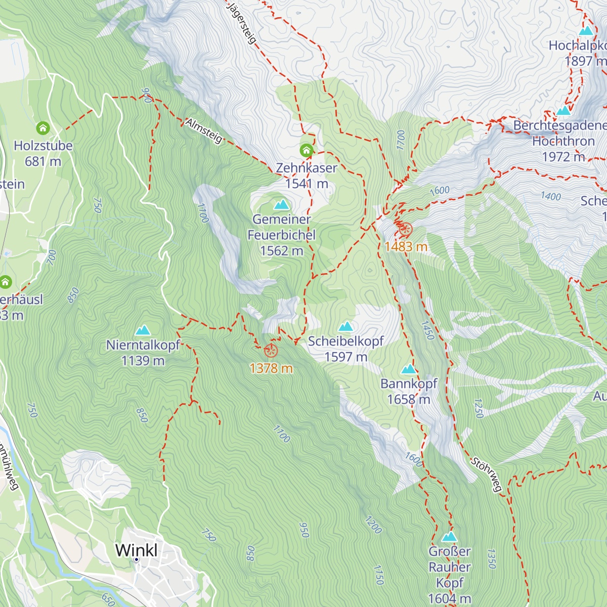 Reißenkaser map