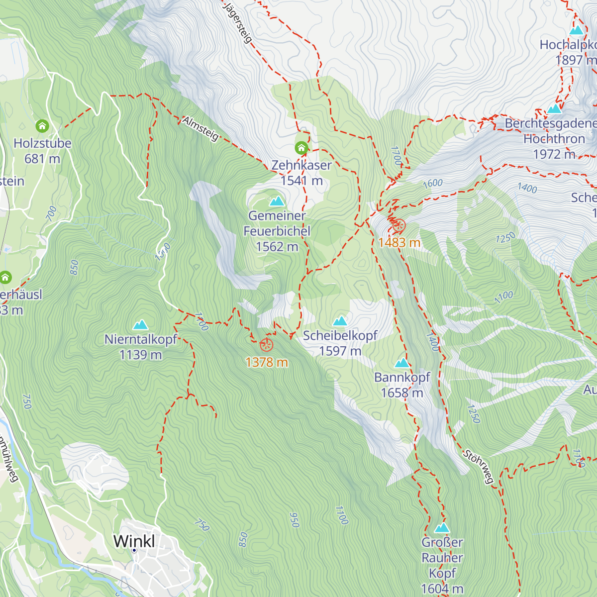 Reißenkaser map
