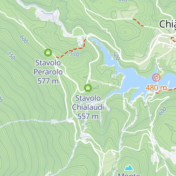 Map of Stavolo Chialaudi