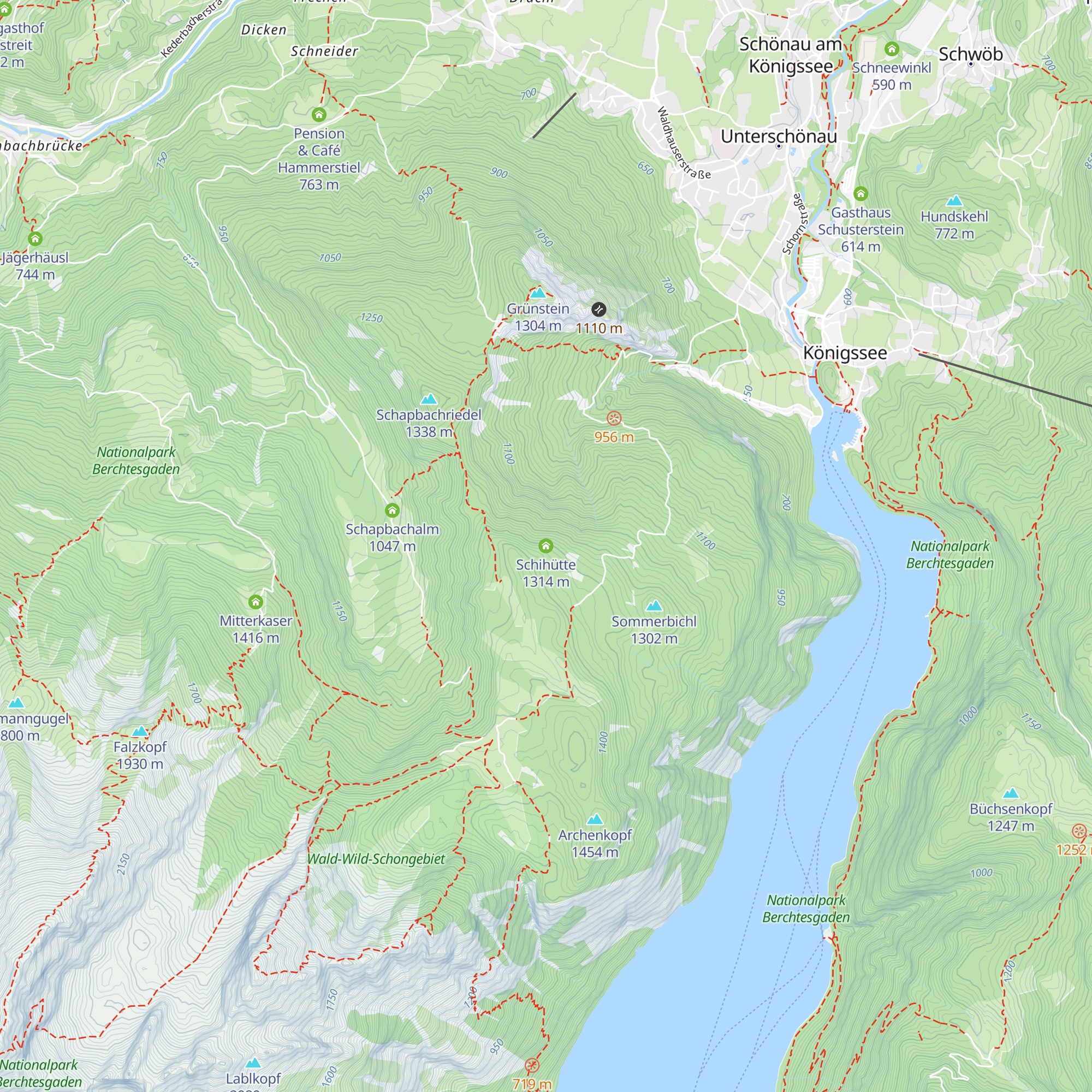 Schihütte map