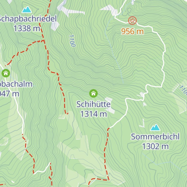 Map of Schihütte
