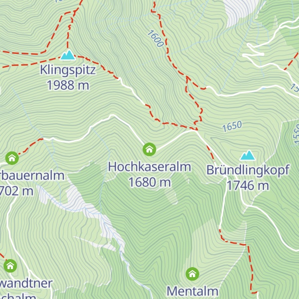 Map of Hochkaseralm