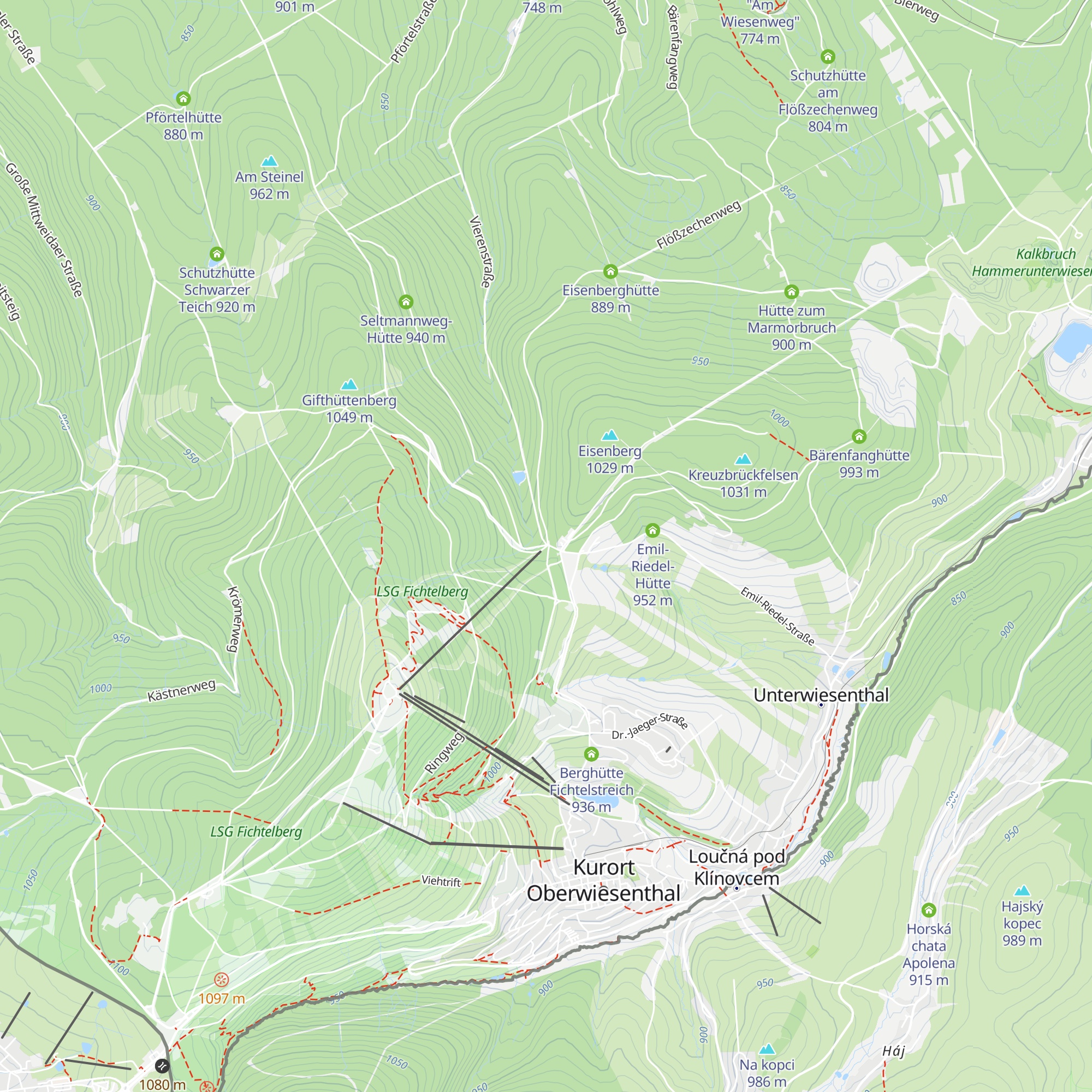 Himmelsleiterhütte map