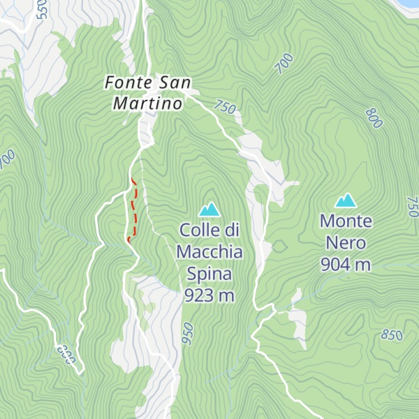 Map of Colle di Macchia Spina