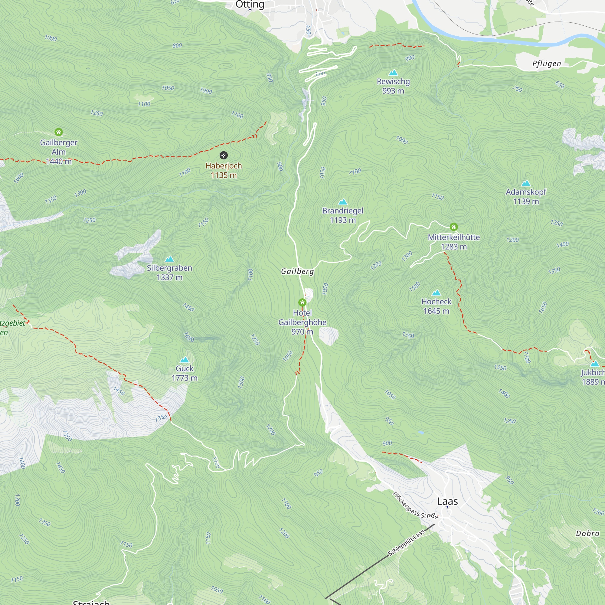 Hotel Gailberghöhe map
