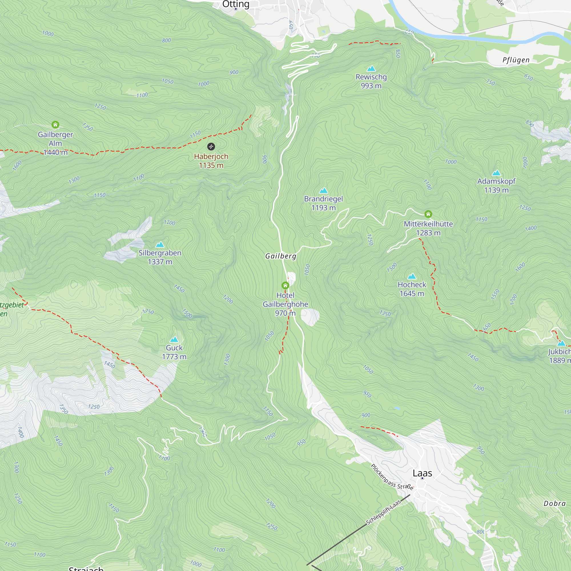 Hotel Gailberghöhe map