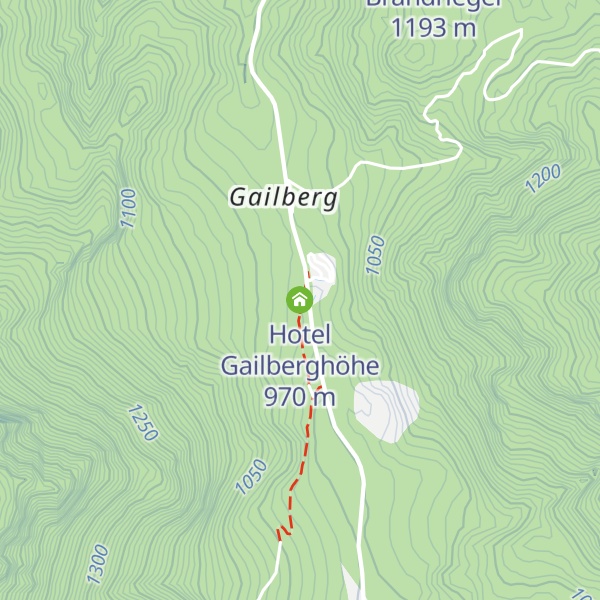 Map of Hotel Gailberghöhe