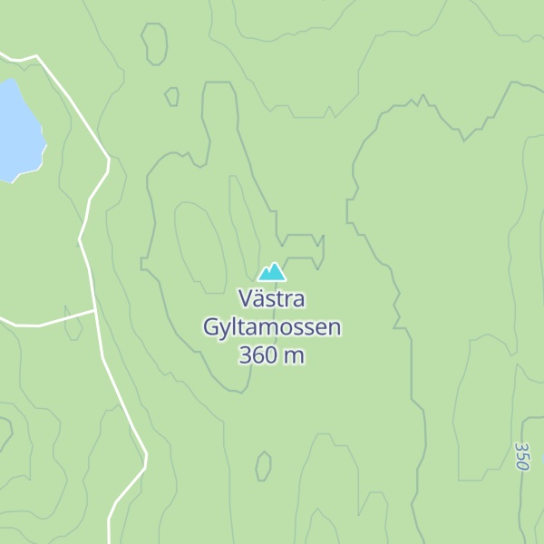 Map of Västra Gyltamossen