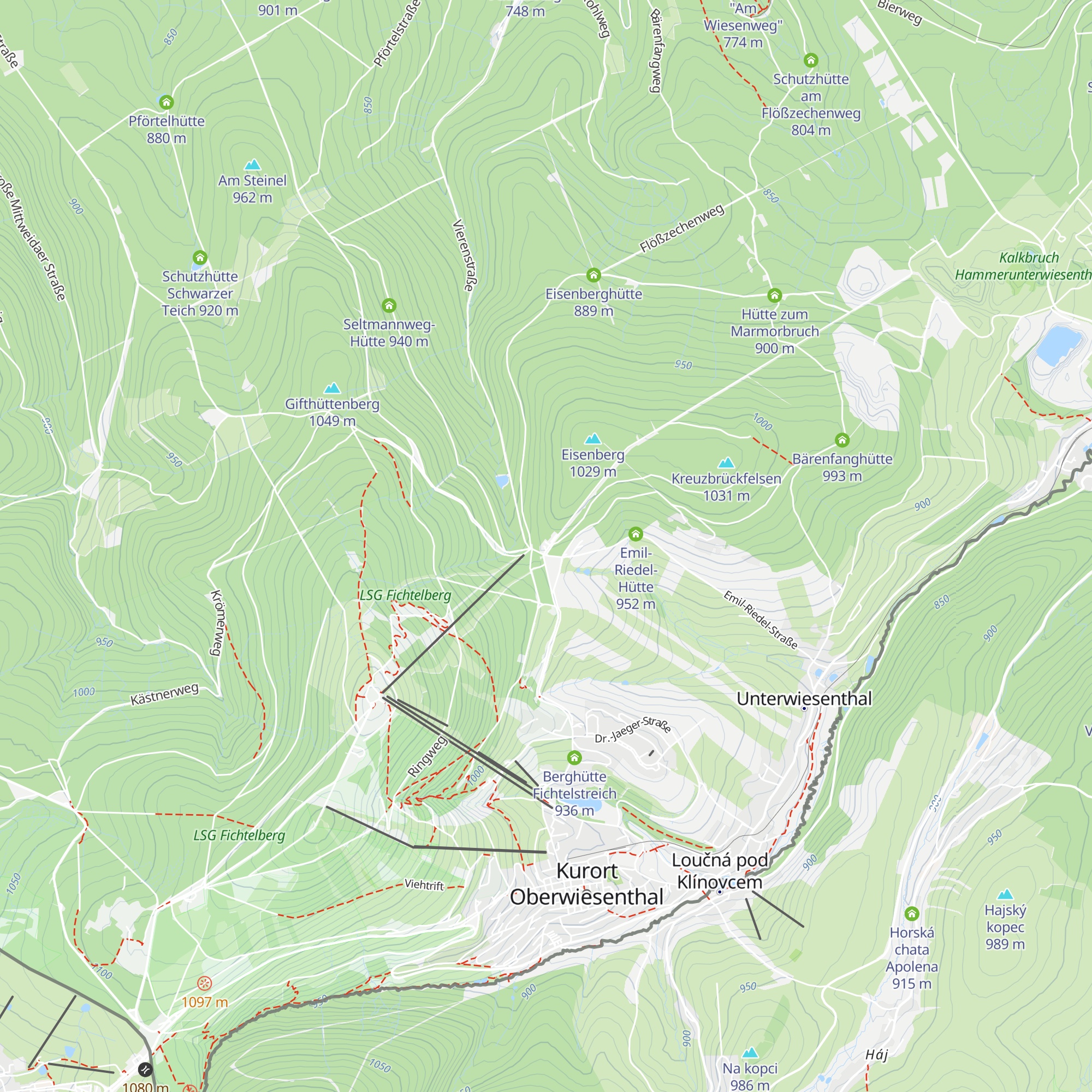 Stinglhütte map