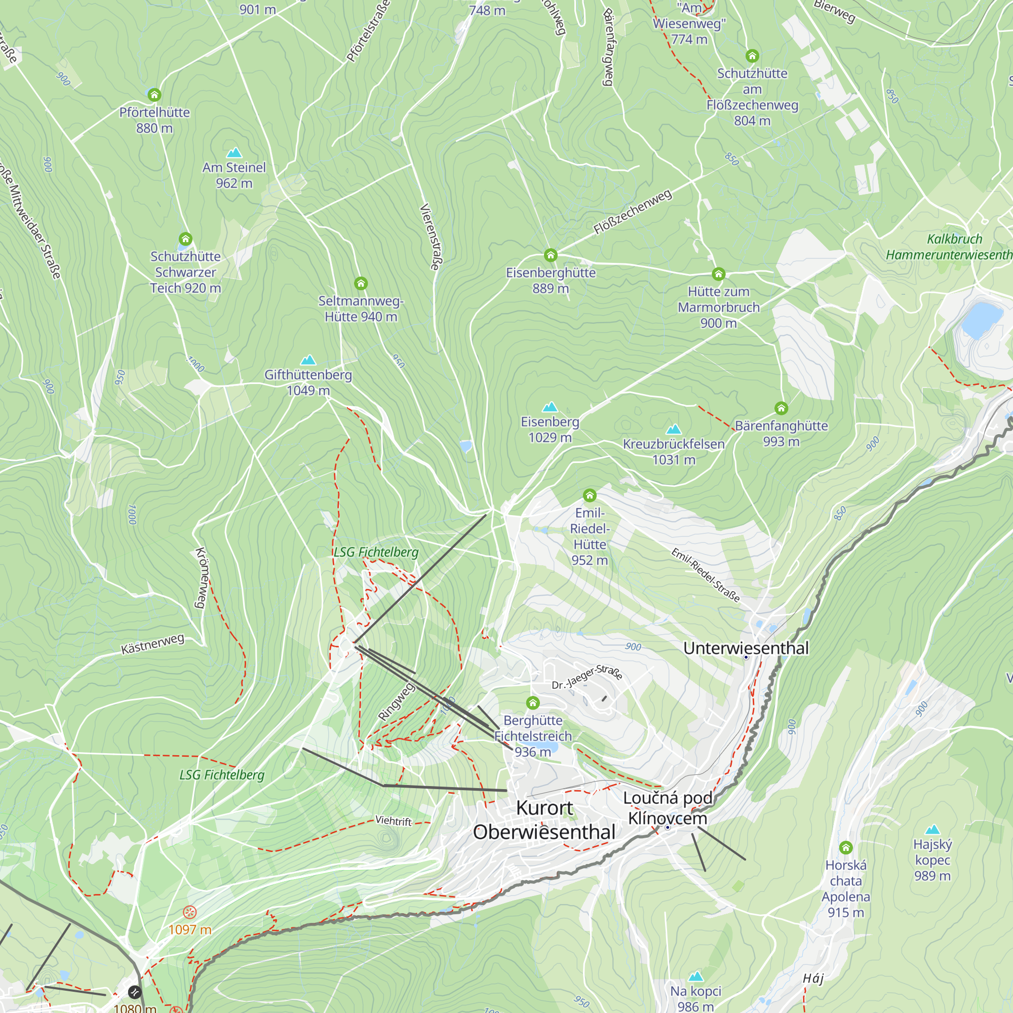 Stinglhütte map