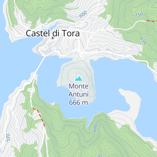 Map of Monte Antuni