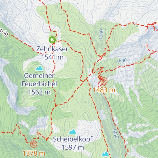 Map of Lusabethkaser