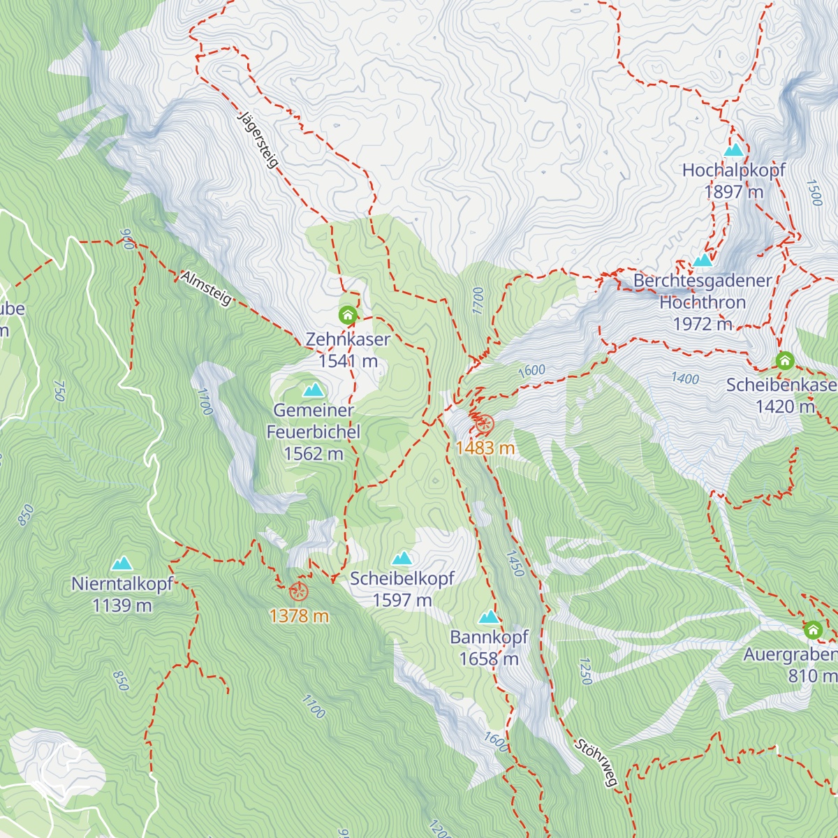 Lusabethkaser map