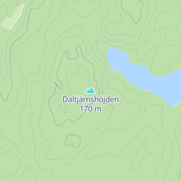 Map of Daltjärnshöjden