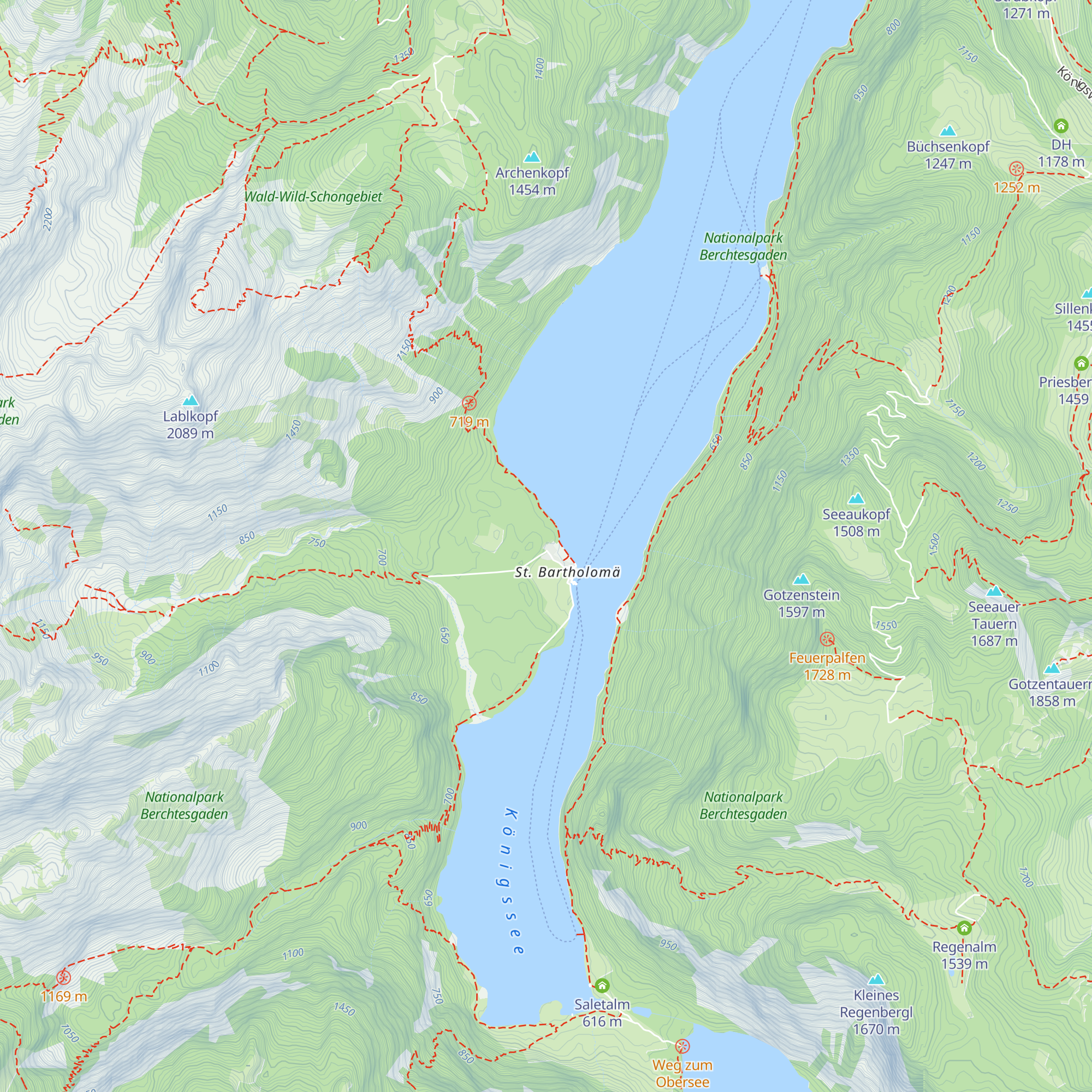 Nationalpark-Informationsstelle St. Bartholomä (Holzstube) map
