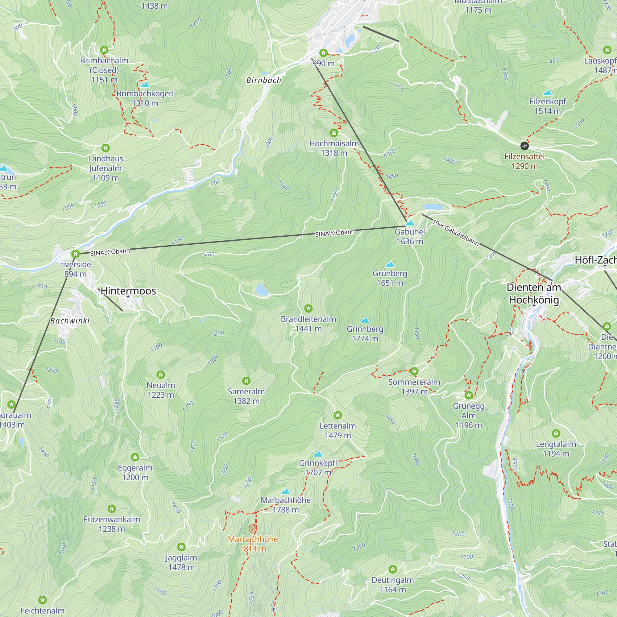 Brandleitenalm map