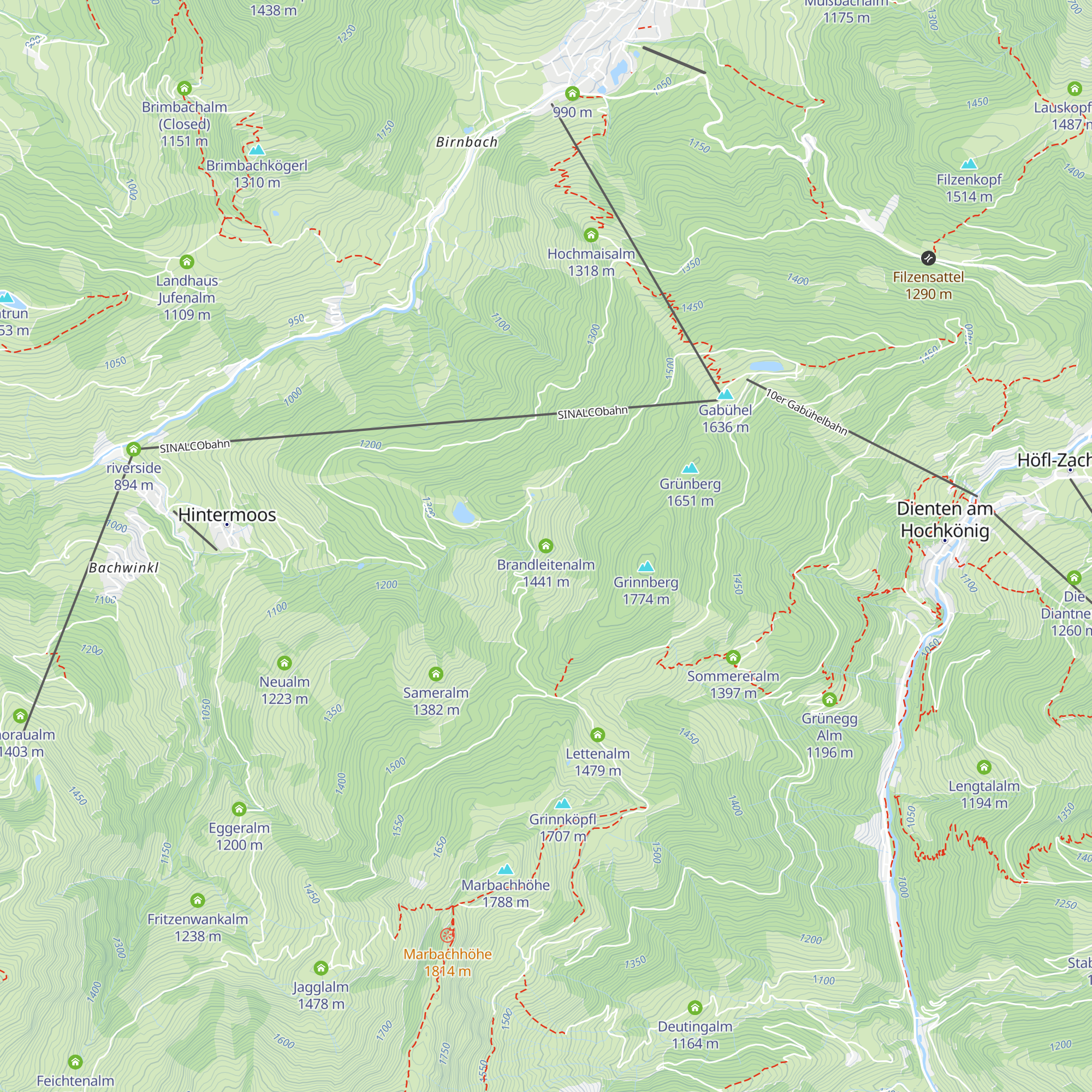 Brandleitenalm map
