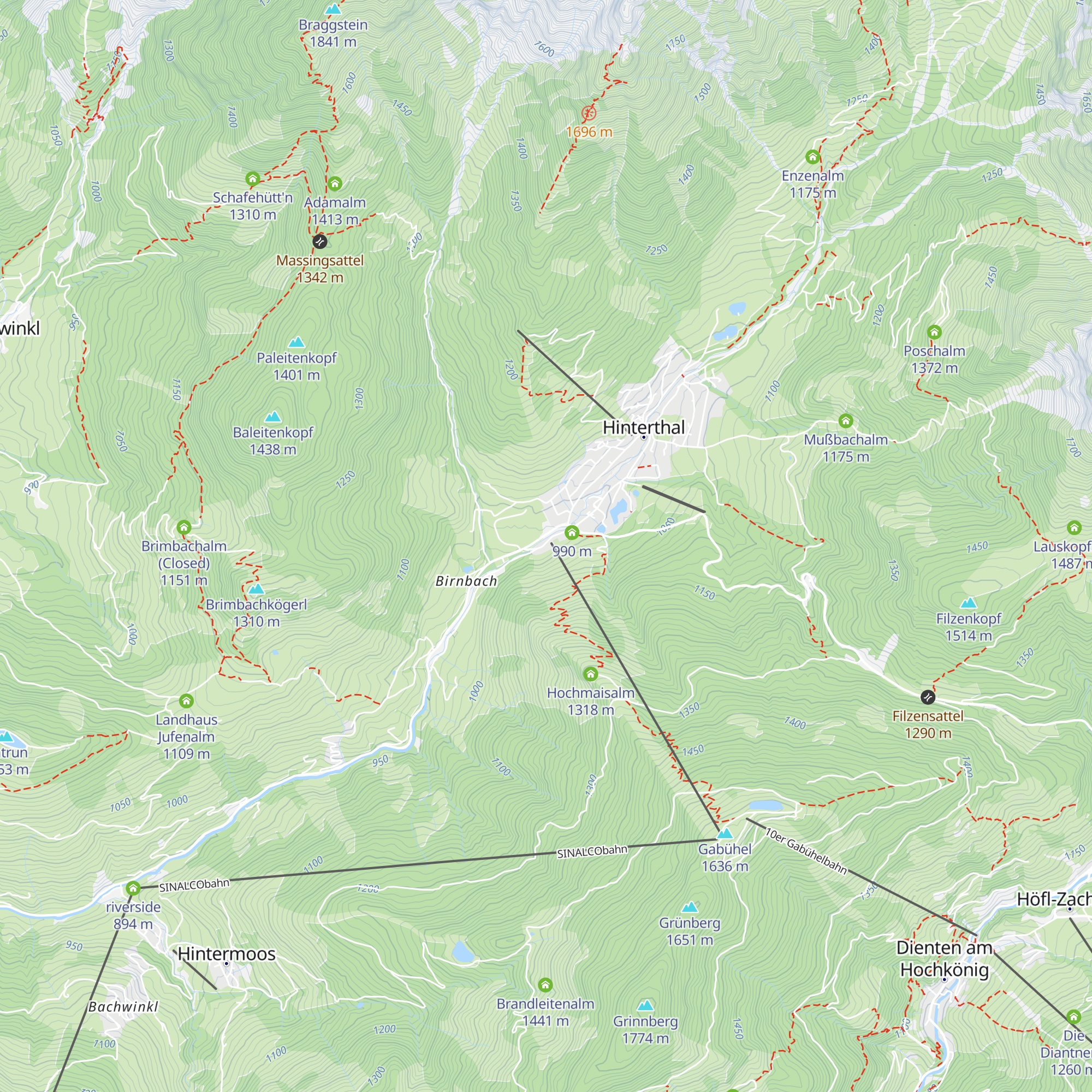 Zum Steinbock map