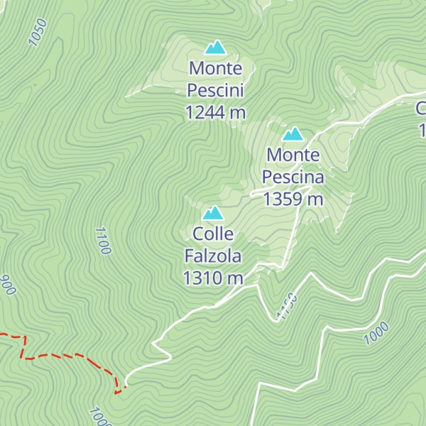 Map of Colle Falzola