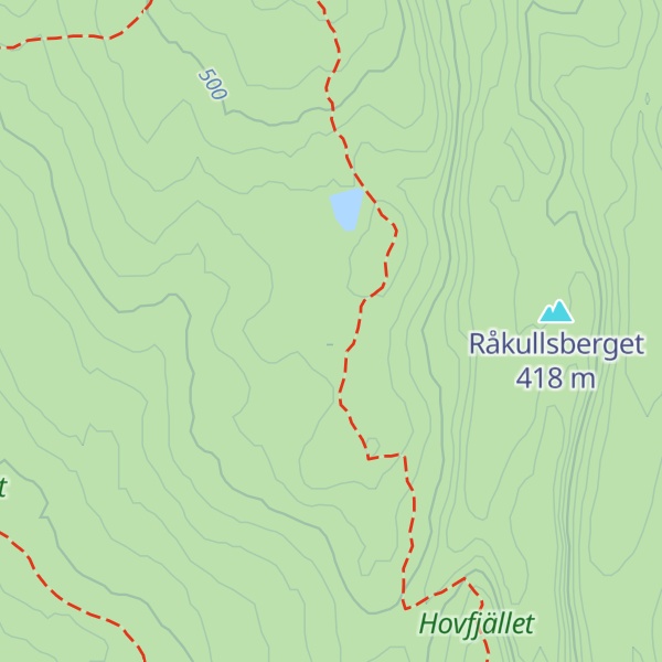 Map of Hovfjället