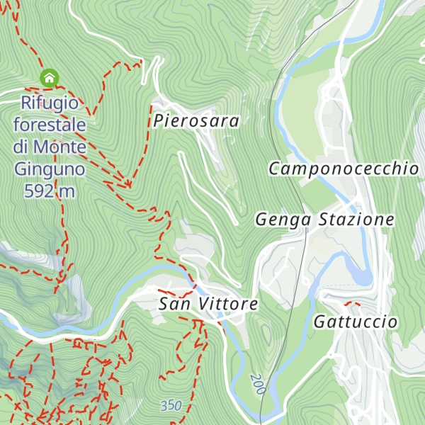 Map of Rifugio CAI Città di Jesi