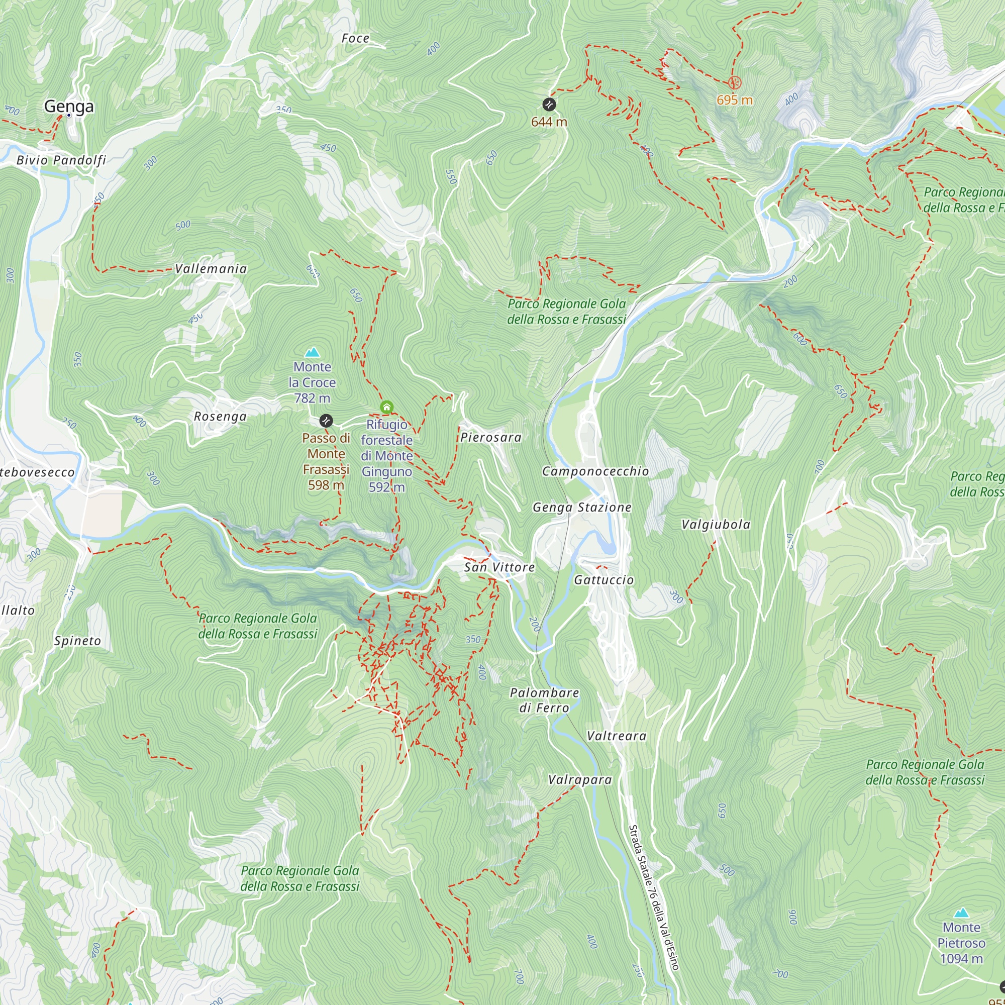 Rifugio CAI Città di Jesi map