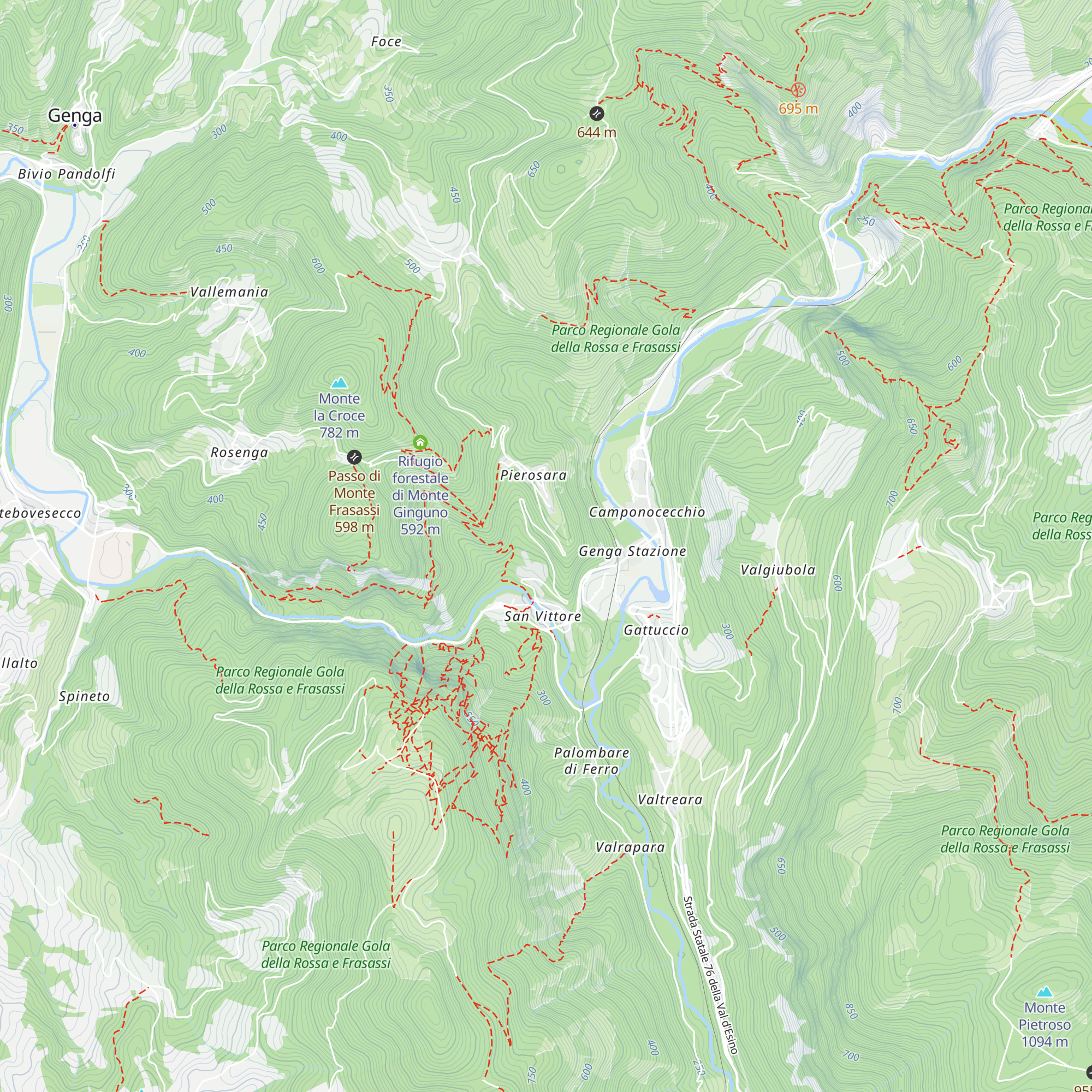 Rifugio CAI Città di Jesi map