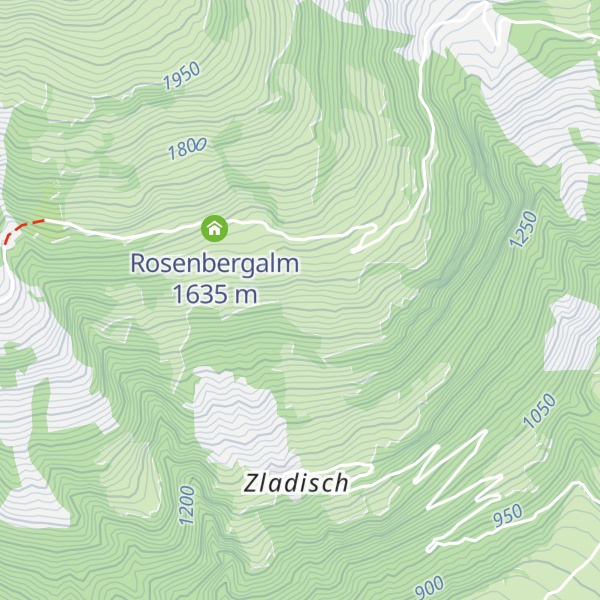 Map of Moarhütte