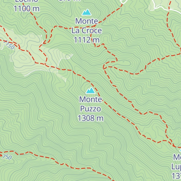 Map of Monte Puzzo