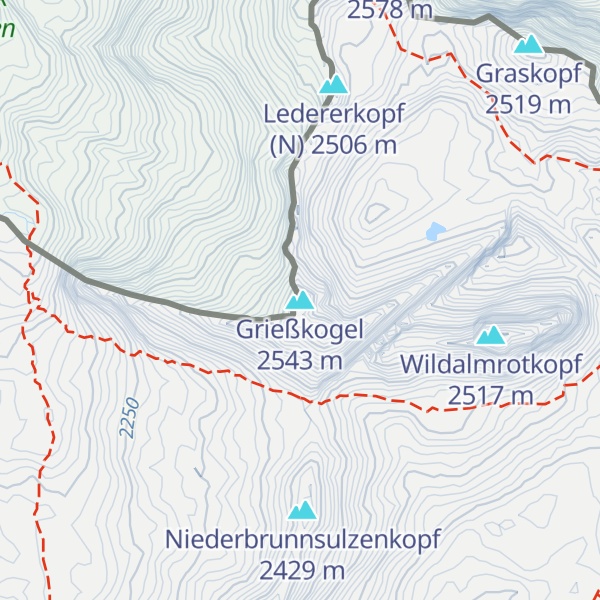 Map of Grießkogel