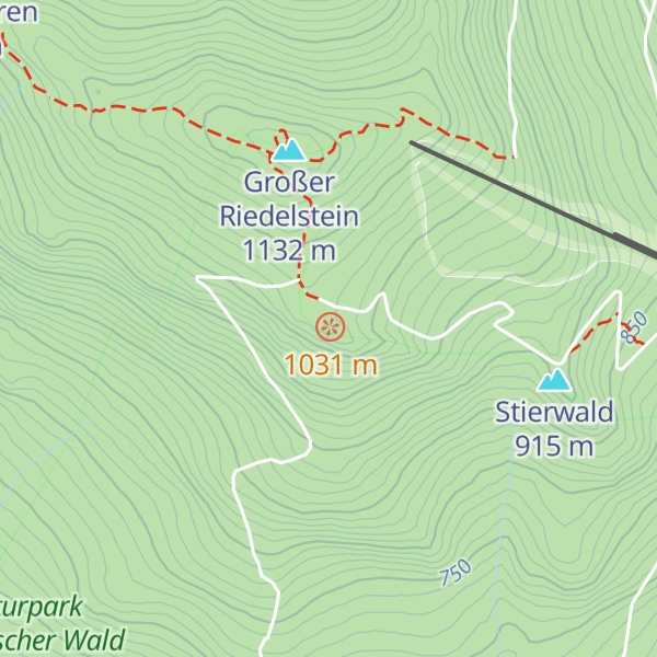 Map of Kleiner Riedelstein