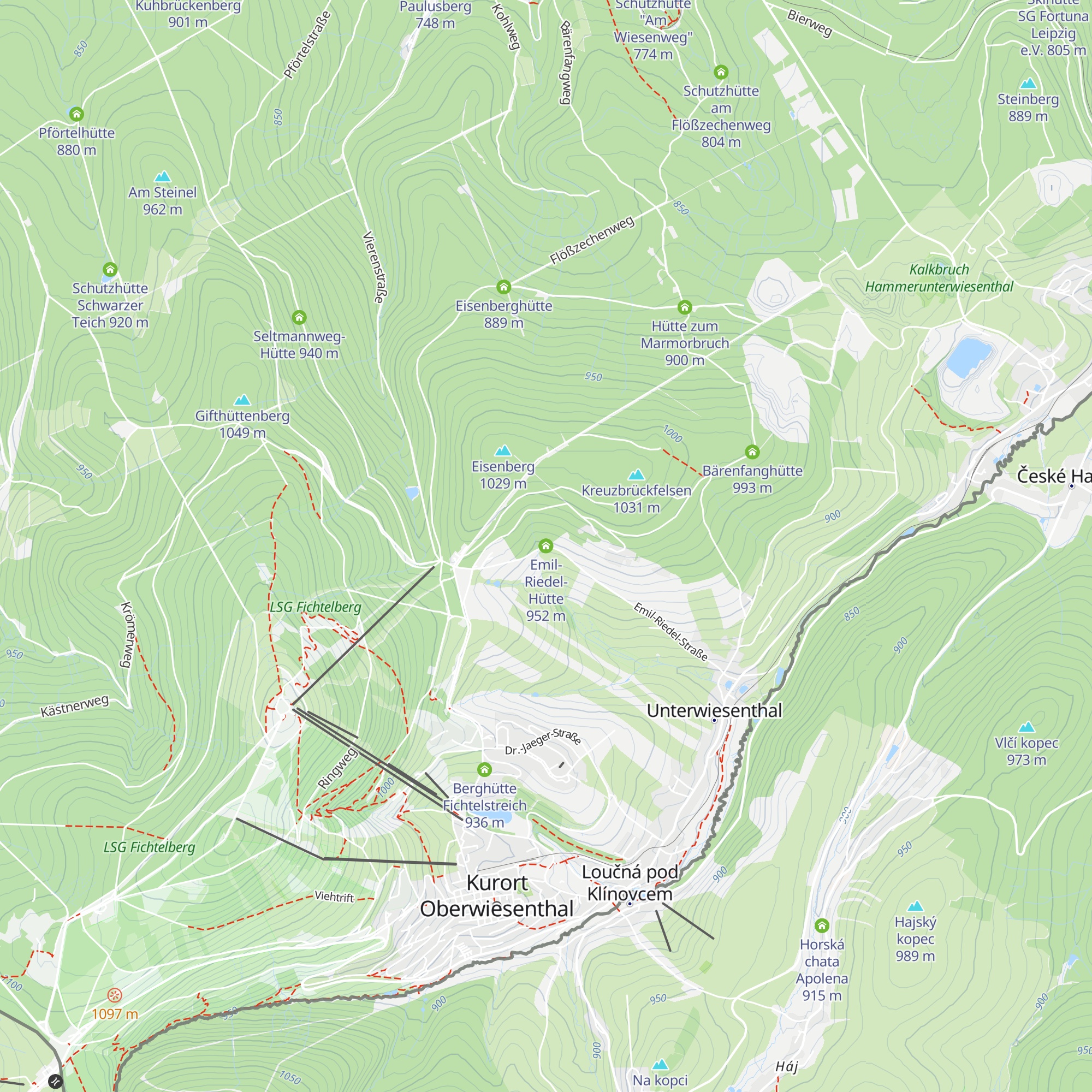 Emil-Riedel-Hütte map