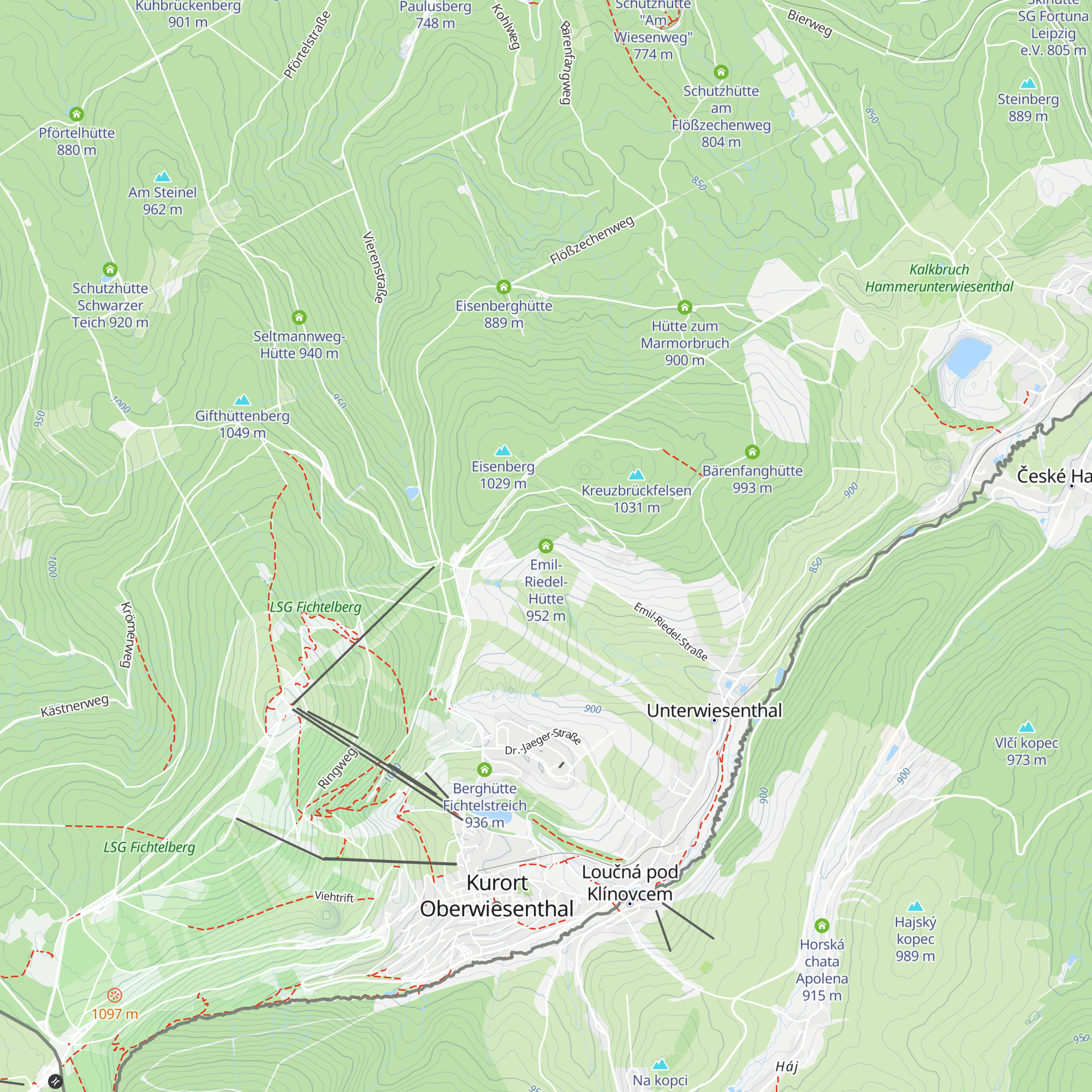 Emil-Riedel-Hütte map