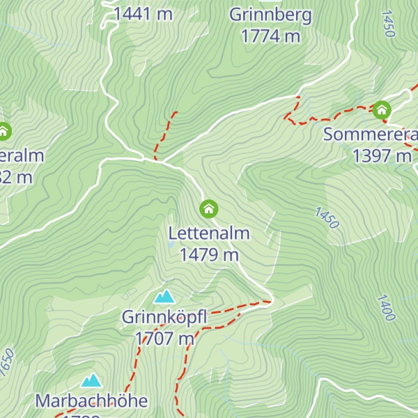 Map of Lettenalm