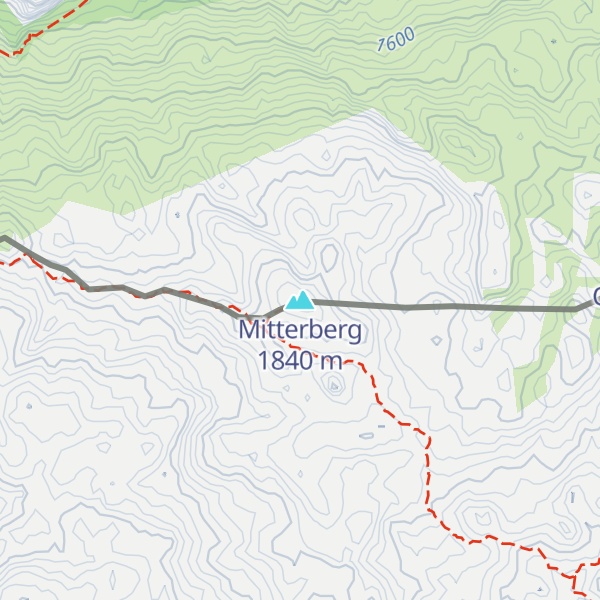 Map of Mitterberg