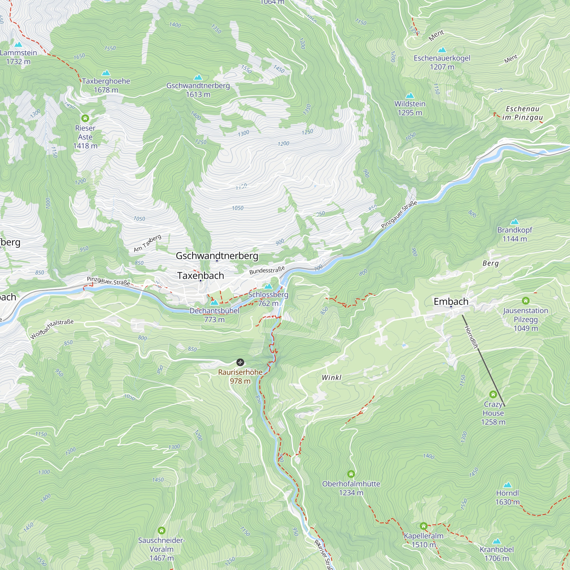 Gasthaus Kitzloch map