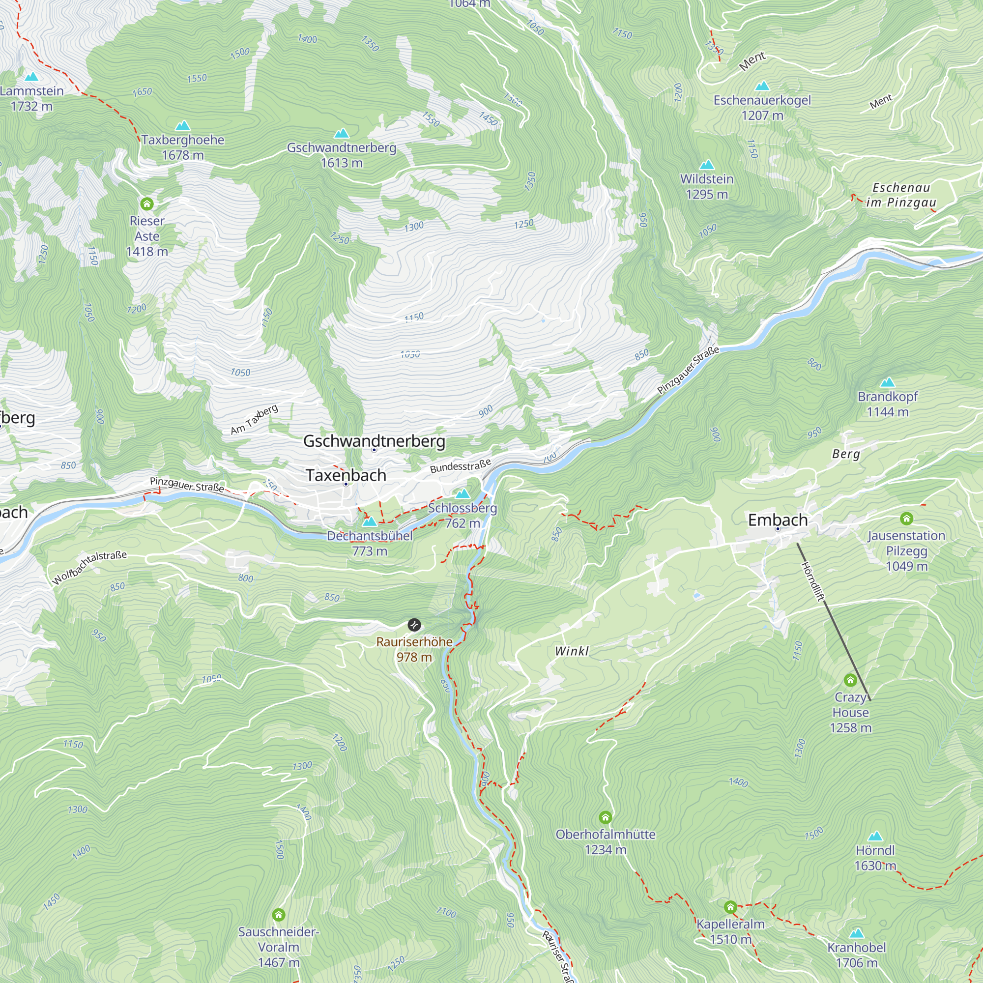 Gasthaus Kitzloch map