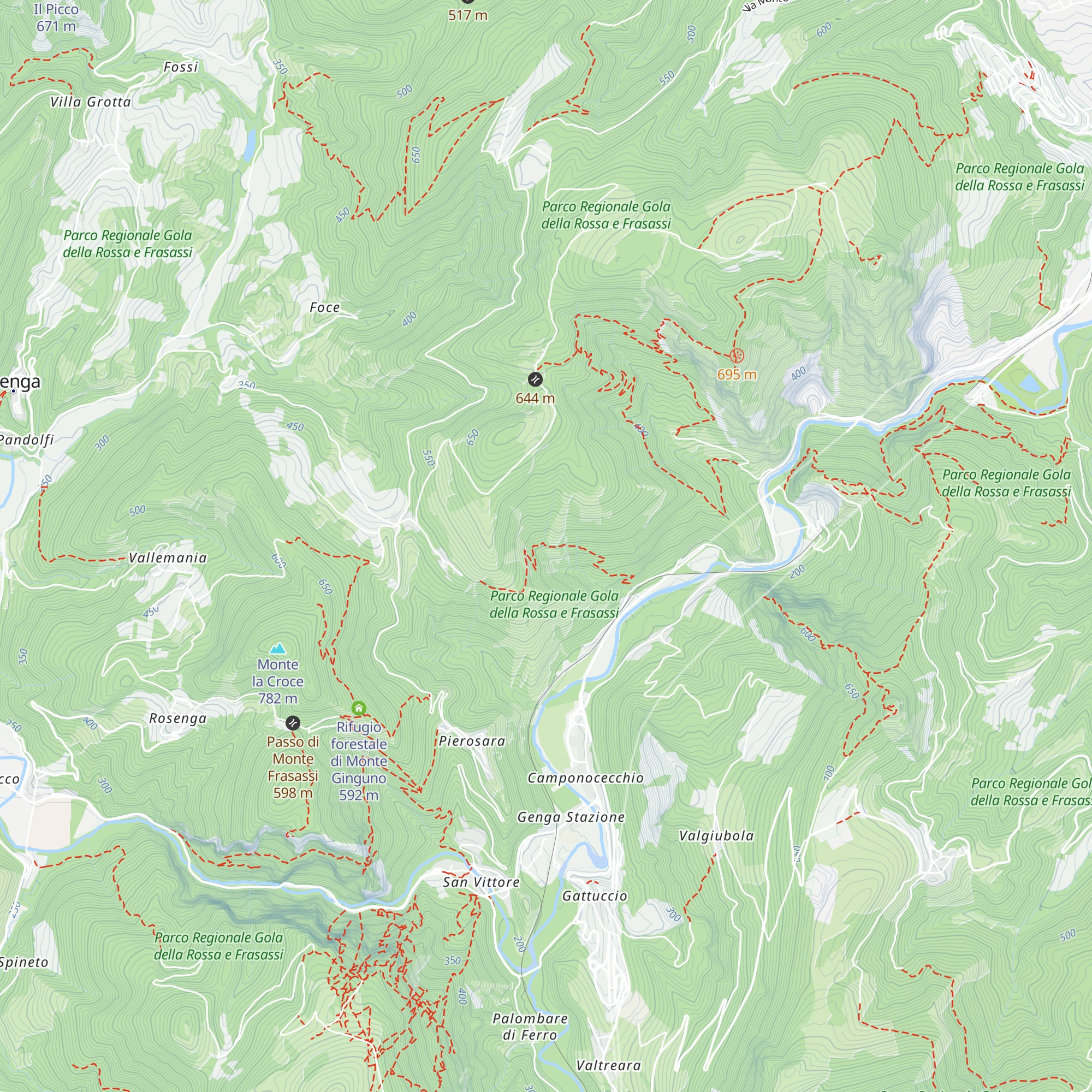 Rifugio forestale di Col Saluccio map