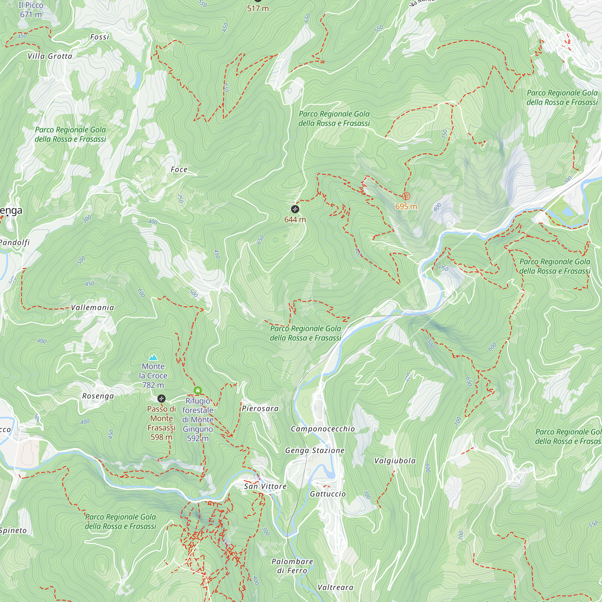 Rifugio forestale di Col Saluccio map