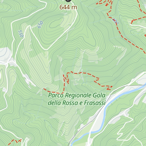 Map of Rifugio forestale di Col Saluccio